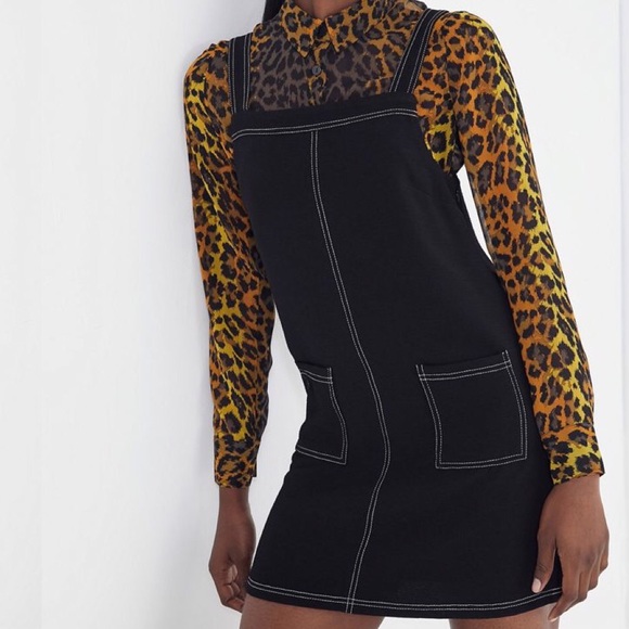 Urban Outfitters Contrast Stitch Mini Dress - Picture 4 of 6